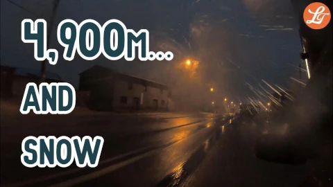 4900m... and snow